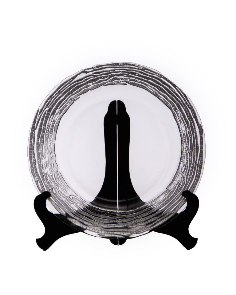 Plato Base Clear Borde Tallado